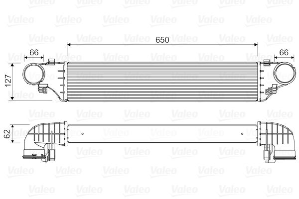 TURBOSARJ RADYATORU W203 02>07 CL203 03>08 S203 02>07 C209 02>09 A209 03>10 - VALEO 818552