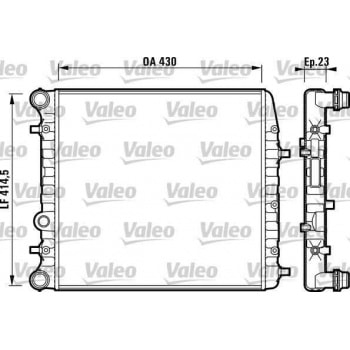 MOTOR SU RADYATORU CORDOBA IBIZA IV V POLO FABIA 1,2 / 1,4 / 1,6 AZQ BBY CGGB BME BBZ - VALEO 732863