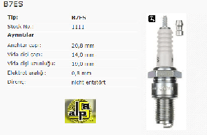 Unıversal Buji-Har.davıdson,kawasakı,suzukı, Yamaha Buji - Ngk-B7es