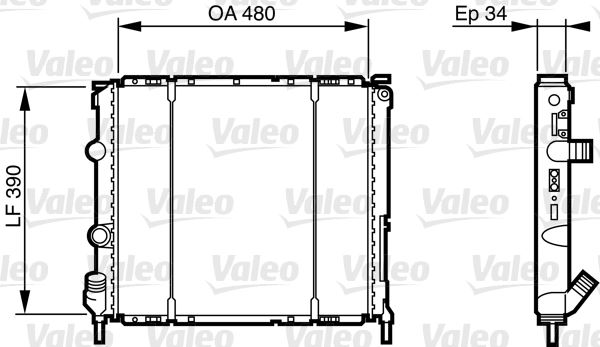 MOTOR RADYATORU KANGOO 1,4 8V CLIO II 1,9D - VALEO 732474