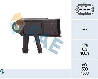 Volvo Dpf Sensor Volvo C30 10>15 C70 10>13 S40 II 10>12 S60 II 10>14 S80 II 10> V50 10>12 - Fae 16146