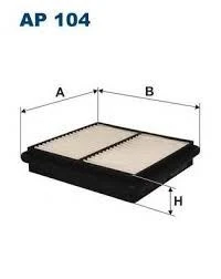 Honda Hava Filtresi Honda Euro CIVIC 1.5 1.6 1996-2000 - Filtron Ap 104