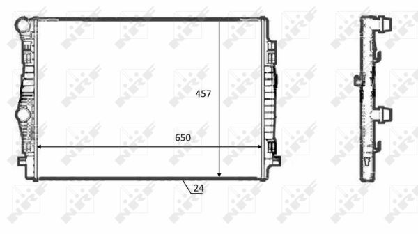 SU RADYATÖRÜ - BRAZING - NRF 58392