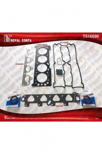 ÜST TAKIM CONTA SETI ASTRA G 98>10 VECTRA B 96>02 VECTRA C 02>08 MERIVA A 03>10 Z16XE - ROYAL T516690
