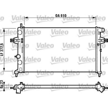 MOTOR RADYATOR ASTRA G ZAFIRA 1,4 / 1,6 / 1,8 / 2,0 / 2,2 16V 98 05 (KLIMALI KLIMASIZ MEKANIK) - VALEO 732729