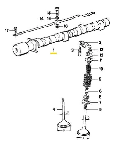 Bmw Eksantrık MILI Bmw E30 E36 E34 M40 - Estas Est04018