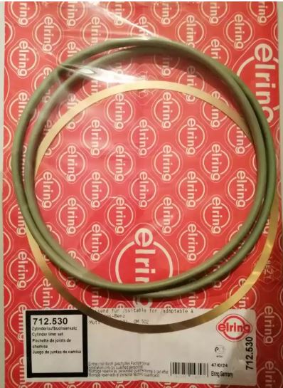 Mercedes Truck Gomlek Lastıgı 130mm Takım (2 Lastık 1 Sim) Mercedes 501/502 Actros/setra - Elring 712.530