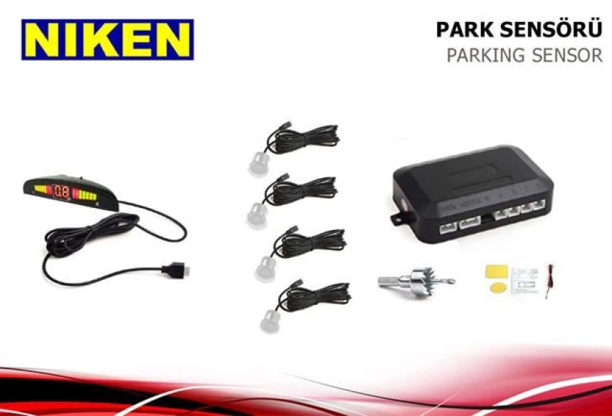 Unıversal Park Sensoru Led Ekran Ses İkazlı Gri - Niken 016 001 02 02