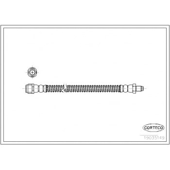 FREN HORTUMU ARKA W204 07>14 S204 07>14 C204 11> C207 13>16 W220 00>05 X204 09>15 R230 03>12 - CORTECO 19035149