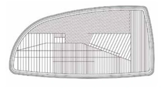 Renault Far Camı Sol Clio 1996 - Ayfar 11226