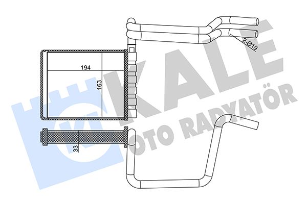 KALORIFER RADYATORU FOCUS III 11>18 - KALE 355125