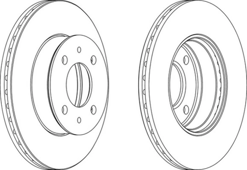 Kore Fren Diski Ön - Takım : 241 X4 Havalı - Frd Ddf1632