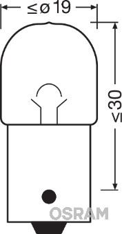 AMPUL 24V 10W 67 - OSRAM 5637