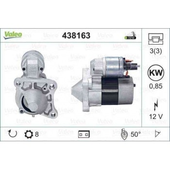 MARS MOTORU 12V 8 DIS D7E27 47 TS10E3 RENAULT MEGANE I II 1,6 CLIO I - VALEO 438163