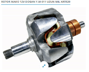 ROTOR MAKO 12V DOGAN Y.M-011 UZUN MIL - REMARK-XRT820