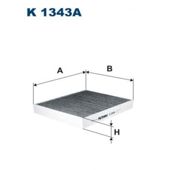 POLEN FILTRESI (KARBONLU) OPEL MERIVA B 1,3 CDTI 10> 1,6 CDTI 13> 1,7 CDTI 10> - FILTRON K1343A