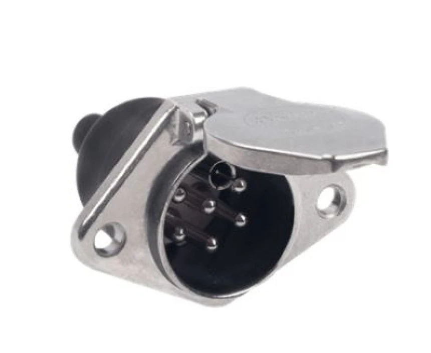 Unıversal Truck 7'li S Tipi Alumınyum Tir Romork Prizi (vidalı) - Aksa 14-038