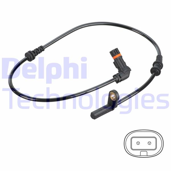ABS SENSORU ON C-CLASS W204 07>14 S204 07>14 C204 11> - DELPHI SS20797