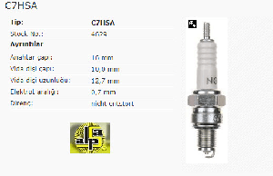 Unıversal Buji-Honda Motor 50-90cc - Ngk-C7hsa