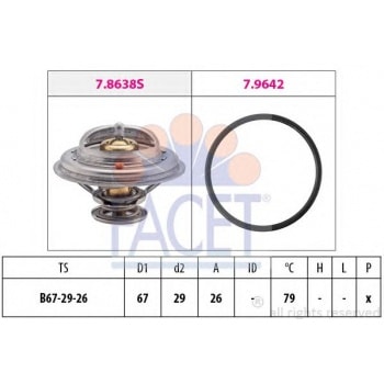 TERMOSTAT 79° CONTALI IVECO EUROCARGO I-III 120-180 91>15 - FACET 7.8638