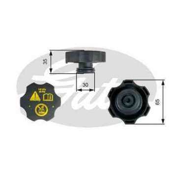 RADYATOR YEDEK SU DEPO KAPAGI ASTRA J CRUZE INSIGNIA A ZAFIRA C MOKKA 08> - GATES RC249