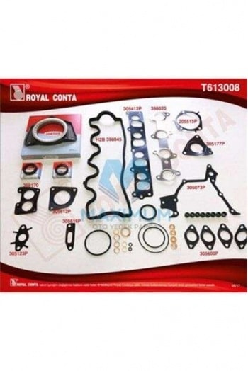 MOTOR TAKIM CONTASI REINZ KECELI SUBAP LASTIKLI DOBLO PUNTO STRADA 1,9JTD (182,B9,000 188,A2,000 MOT - ROYAL T613008