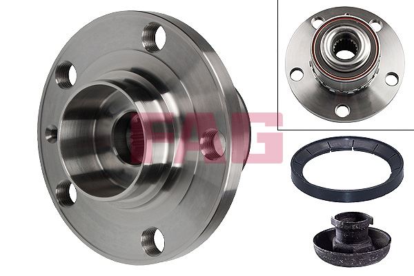 ON TEKER RULMANI PORYALI POLO FABIA CORDOBA (1,6 16V 1,6TDI) / (5 BIJON) / (66MM) 01>09 - FAG 713610570