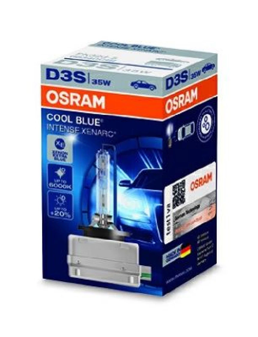 Unıversal Ampul Tekli D3s 35w Pk32d 5 Fs1 6000 K %20.... Fazla İsik Gucu (gaz Desarjlı Far Ampulu) Cool Blue I - Osram 66340cbn