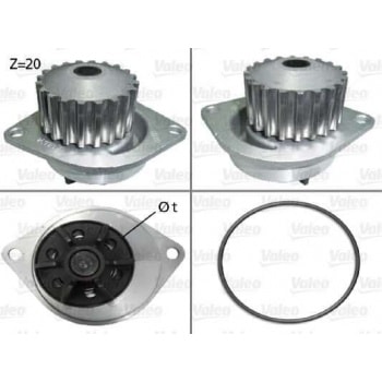 DEVIRDAIM SU POMPASI P106 P206 P306 SAXO XSARA TU5JP (1.6 8V) P106 SAXO TUD5 1.5D (20 DIS) - VALEO 506290