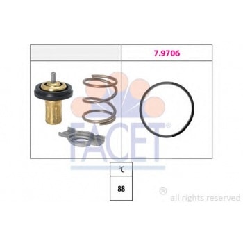 TERMOSTAT 88 °C EGEA 500L 500X 1.6D JEEP RENEGADE 1.6 2.0 CRD JEEP GRAND CHEROKEE 2.0 CRD ALFA ROMEO - FACET 7.8822