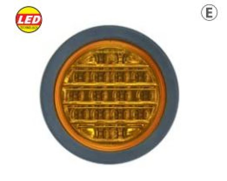 Dorse Truck Moduler Yuvarlak Stop-Park-Sinyal Lambası Dorse Ledli Sarı 24v Unıversal Unıstar III Serisi Dorse - Mars 720109