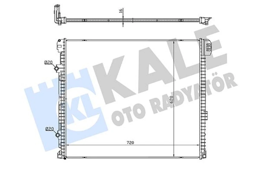 Vw Su Radyatörü - Su Radyatörü - Kal 363585
