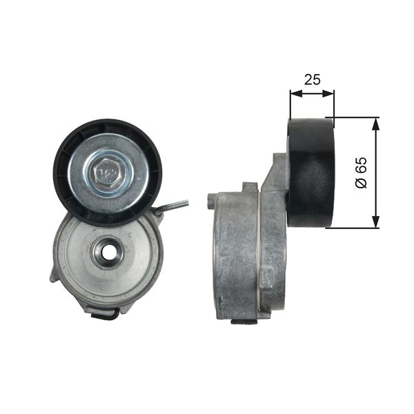 ALTERNATOR GERGI RULMANI VOLVO S80 2.0TDI 08>V70 2.0D FREELANDER 2.2 06>C5 2.2 MONDEO 2.0TDCI 07> - GATES T39211