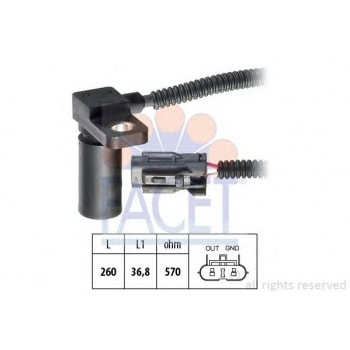 OTOMATIK SANZIMAN DEVIR SENSORU FABIA 00>08 POLO 95>08 AROSA 97>04 CORDOBA 03>09 IBIZA 02>10 - FACET 9.0232