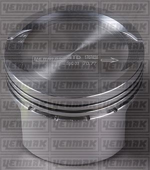 Fiat Motor Piston Segman Punto Palıo Albea Doblo 1,2 8v (std) - Yenmak 31-04285-000