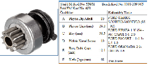 MARŞ DİŞLİSİ-BT 10D SİERA MONDEO 85-92 M15520/12BOS0520 - FORMMETAL-53651