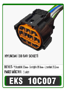 SOKET>HYUNDAI  İ30 FAR   S9006 - EKS-10C007