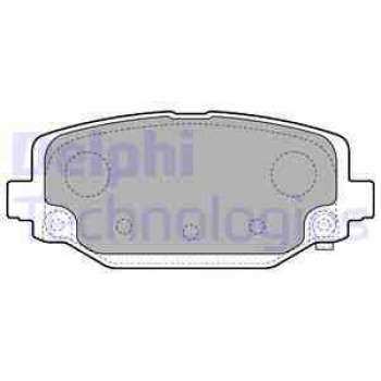 FREN BALATASI ARKA FREEMONT 2.0 CHRYSLER GRAND VOYAGER V RT 3.6 11> VOYAGER 2.8 11>14 - DELPHI LP2499