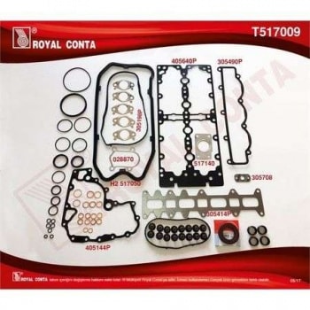MOTOR TAKIM CONTA (ALT / UST FULL) SKT KECELI SUBAP LASTIKLI S,K,C HARIC DUCATO 01> IVECO DAILY 01> - ROYAL T517009