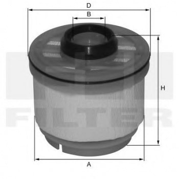 MAZOT FILTRESI TOYOTA HILUX VIGO 2006-2011 MITSUBISHI L200 2015-> ISUZU DMAX 2012-> FIAT FULLBACK 20 - FIL MFE1593