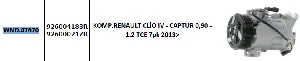 Unıversal Klima Kompresörü>renault Clio IV - Captur 0,90 - 1.2 Tce 7pk 2013> - Wondo-47670