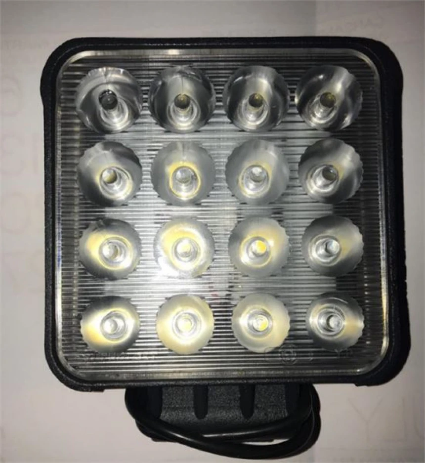 Unıversal Truck Calısma Lambası 12-24 16 Ledli 48 W Alumınyum - Yuceplast Yp-169