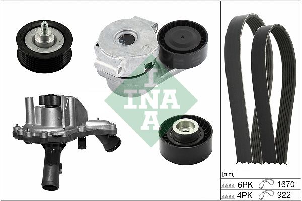 DEVIRDAIM SU POMPASI BOXER III JUMPER III 2.2HDI 16V E4 / E5 06> DUCATO III 2.2JTD 100PS 06> TRANSIT - INA 529030130