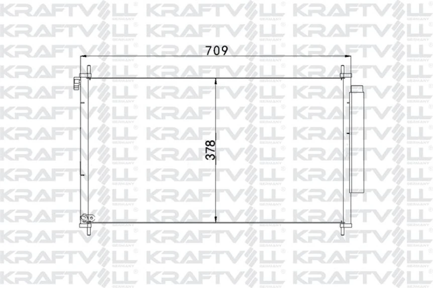 Honda Klima Radyatoru Honda Crv 2.2 2.4 2012> - Kraftvoll 08060020
