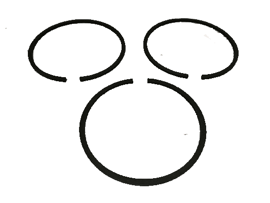 13534 35X-65X Hidrolik Piston Segmanı 3 Lü Takım 184447 Ithal B-80 - PY-13534 - PY-13534