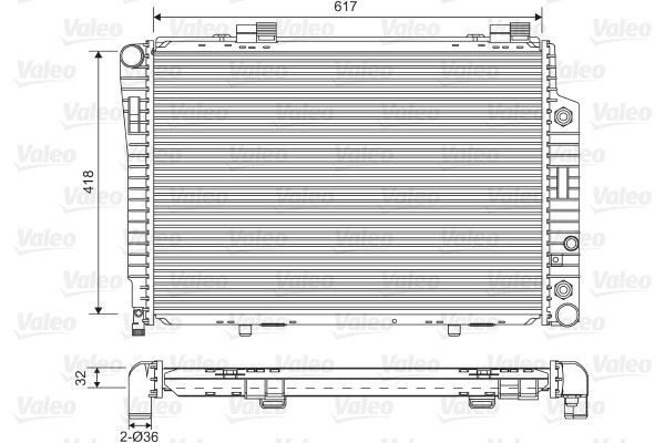 MOTOR SU RADYATORU W202 93>00 S202 96>01 C208 97>02 R170 96>00 - VALEO 731805