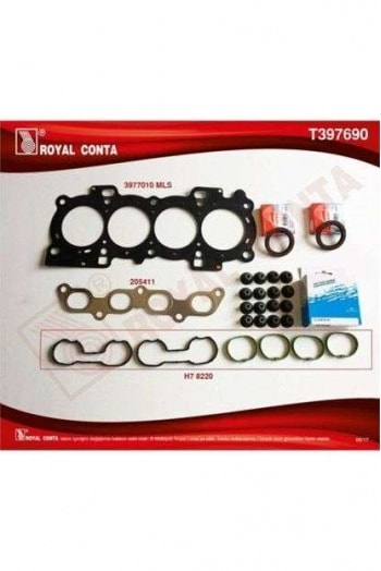 UST TAKIM CONTA (REINZ KECELI SUBAP LASTIKLI) S,K,C DAHIL FOCUS 1,6 16V ZETEC S / DURATEC EFI 98>04 - ROYAL T397690