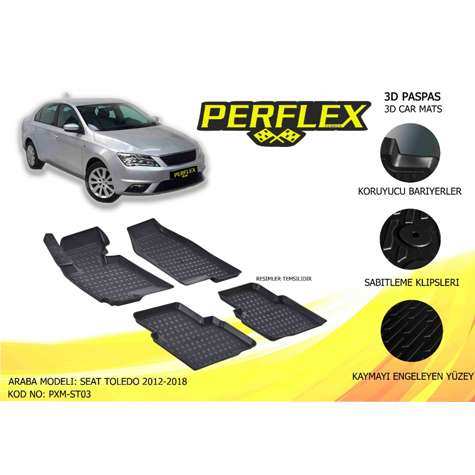 PASPAS 3D HAVUZLU X-MAT TOLEDO 12>18 - PERFLEX PXM-ST03