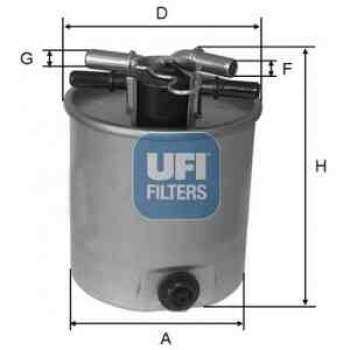 YAKIT (MAZOT) FILTRESI LOGAN LOGAN MCV JIMNY 1,5DCI - UFI 55.392.00