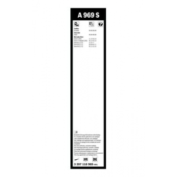 SILECEK SUPURGESI ON TK. (550mm / 550mm) W205 14> S205 14> R171 04>11 R172 11> - BOSCH 3397118969